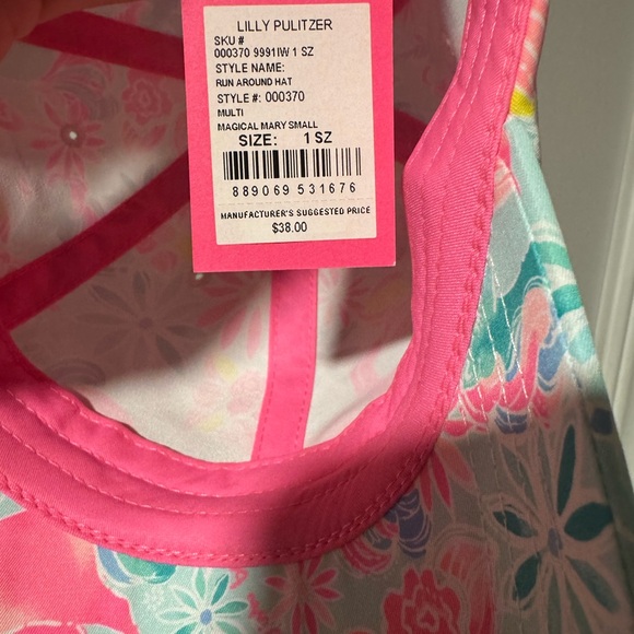 Lilly Pulitzer “Magical Mary” Run Around Hat NWT - Picture 3 of 4